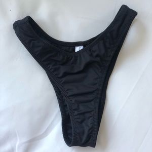NWOT Heavy Manners Black High Cut Bottoms